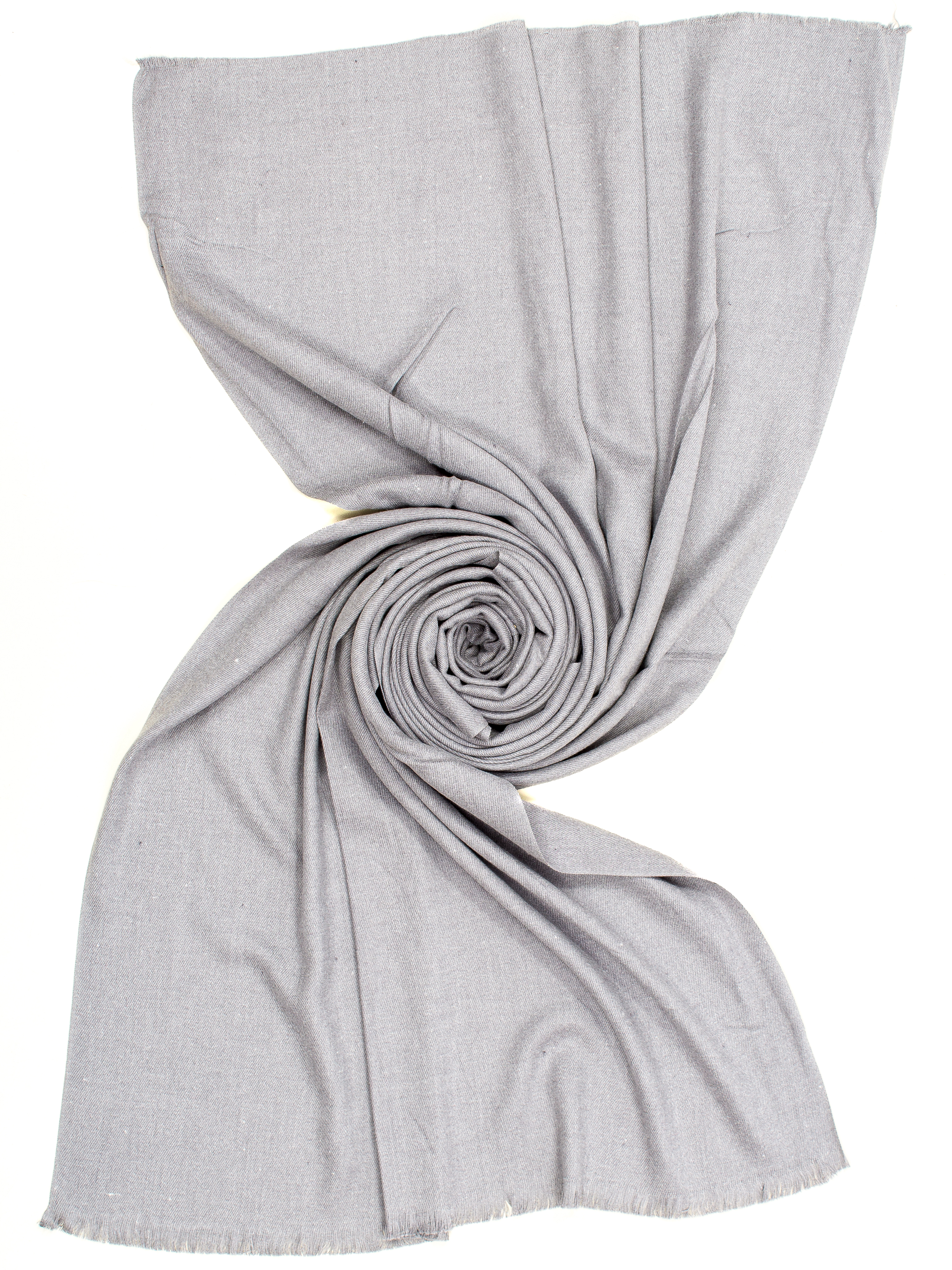 STOLA TINTA UNITA, 75X185 - GREY